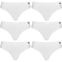 MONT EMILIAN "Nimes" Femmes string Lot de 6 blanc