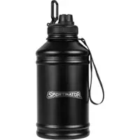 SPORTINATOR "Hydrated" Fitness inox Gourde 2,2l noir