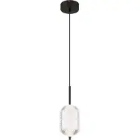 Globo Lighting Lampe à suspendre métal noir mat, LED