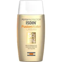 Isdin Fotoprotector Fusion Water Urban, crème visage ultra-légère, SPF 30, 50 ml