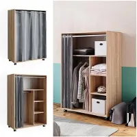 Vicco Armoire Doros Sonoma 100x146.6cm avec roulettes, Model 40595