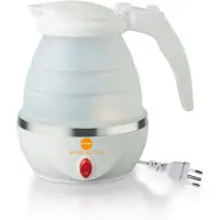 Macom Bouilloire électrique de voyage pliable 0,8 L Blanc 1100 W