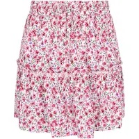 Swirly Jupe 'Back To School' bleu / vert clair / rose clair / blanc