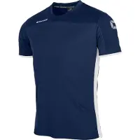 Stanno T-shirt Pride pour homme - Bleu marine / Blanc