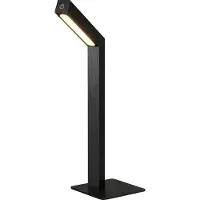 RL LIVE YOUR LIGHT Lampe de table LED, MDF, noir, variateur d'intensité tactile, H 37,5 cm