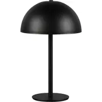 TRIO Lampe de table LED, métal noir, variateur tactile, batterie, H 21 cm