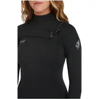 O'Neill Epic 5/4 Mm Woman Long Sleeve Chest Zip Neoprene Suit Noir 6 Femme