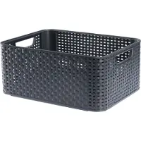 Curver Panier de style M gris foncé