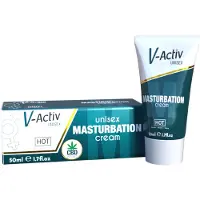 Hot V-Active - crème stimulante unisexe pour masturbation - 50ml