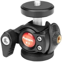 Fotopro Tête KII Tête sphérique - noir (Tête sphérique), Tête de trépied, Noir