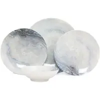 Hermia Concept , GBSATN24Y410050, Services de table, Service de table (24 pièces), Multicolore, porcelaine, 25 x 25 x 3 cm
