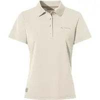 Vaude Essential Short Sleeve Polo Beige 42 Femme