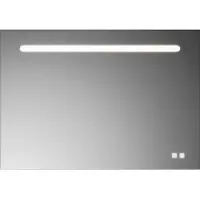 Burgbad Lin20 miroir lumineux avec éclairage LED horizontal, mélamine, 1000x30x700mm, SIIX100PN529
