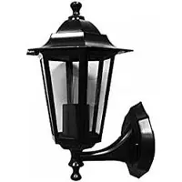 EDM Applique Murale Zurich Noire Résistante Aux Intempéries, Design Moderne -