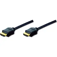 Digitus - Câble HDMI avec Ethernet - HDMI mâle pour HDMI mâle - 10 m - triple blindage - noir