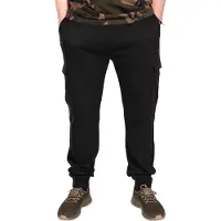 Fox International Fishing Kalhoty LW Joggers de combat noir/camo - L