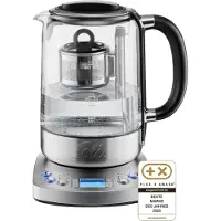 Solis Wasser-u.Teekocher 2200W 1.7L Timer Temp. Warmhaltef. Glased