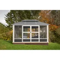 Sojag Olan 1014 Pavillon avec parties latérales Gris 4x3 m