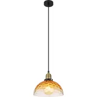 Globo Lighting Lampe à suspendre métal noir mat, 1x E27