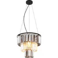 Globo Lighting Lampe à suspendre métal noir mat, 3x E27