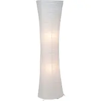 Brilliant Lampe sur pied Becca | lampadaire moderne et décoratif | blanc | métal/papier | 2x E27 max. 40 W