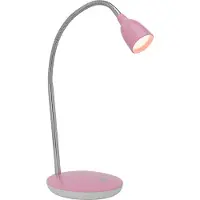 Brilliant Lampe de bureau rose Anthony