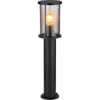 Globo lampe d'extérieur acier inoxydable noir mat, 1x E27
