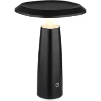 Globo Bowie LED Tischleuchte 1,20W Warmweiss Schwarz Matt Ø14cm 21022