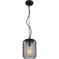 Globo Lighting Lampe suspendue Nina Noir pour l’extérieur