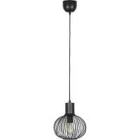 TRIO Lampe suspendue en fil de fer Gila Ø 23 cm - noir