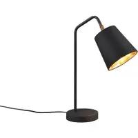 RL Lampe de bureau noire avec abat-jour E27 Buddy