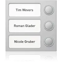 Ritto Portier Module de touches si 3 touches,95x95x33mm 1875320