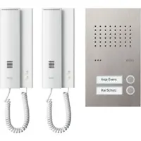 Ritto Portier en acier inoxydable 2WE RGE1818225 Acero Pur Audio blanc Kit complet RGE1818225 (RGE1818225)