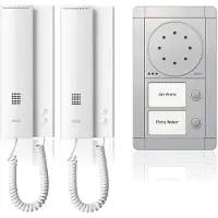 Ritto PorterAudioSetWEsilver/blanc (Filaire)