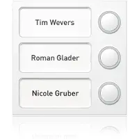 Ritto By Schneider Portier Module de touches 1875370 (3 touches) blanc
