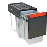 Franke Trieur de déchets 30 (3x10) litres CUBE 30 à partir d'une largeur d'armoire de 30 cm