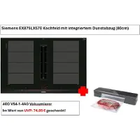 Siemens Ex875lx57e Induction Hob 80 Cm Noir
