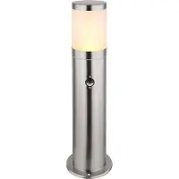 Globo Lighting Lampe de terrasse en inox Xeloo 50 cm - avec capteur