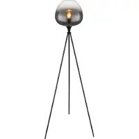 Globo Lampadaire noir Maxy trépied