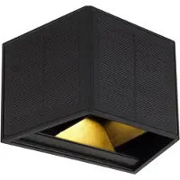 Globo Lampe murale solaire Helion Noir