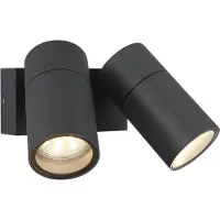 Globo Projecteur double monté en surface Piper anthracite