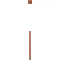 Sollux Lampe suspendue PASTELO 1 rouge ocre 1xG9 8W acier 114x8x8cm