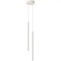 Sollux Lampe suspendue PASTELO 2 beige 2xG9 8W acier 104x15x15cm