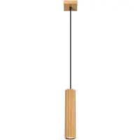 Sollux Lampe suspendue KARBON 1 or 1xGU10 10W aluminium 118x8x8cm
