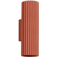 Sollux Applique KARBON 20 rouge ocre 2xGU10 10W aluminium 20x8.5x6.5cm