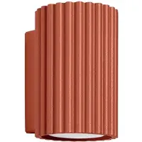 Sollux Applique KARBON 10 rouge ocre 1xGU10 10W aluminium 10x8.5x6.5cm