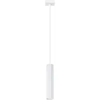 Sollux Lampe suspendue KARBON 1 blanc 1xGU10 10W aluminium 118x8x8cm