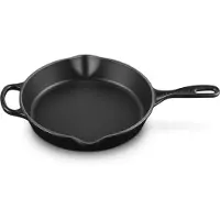 Le Creuset Poêle Le Creuset Haut Rond Skillet Mat Black 26 cm