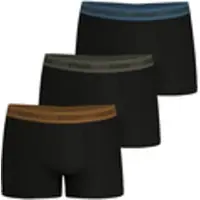 Athena Boxers Lot de 3 boxers Easy Recyclé homme - Noir - EU XXL