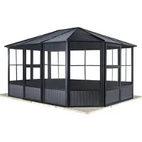 Sojag Pavillon Charleston 12x15 anthracite 384 x 489 x 281 cm (L x l x h) Aluminium